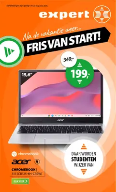 Voorbeeld van Expert folder van winkel Expert geldig vanaf 24-08-2026