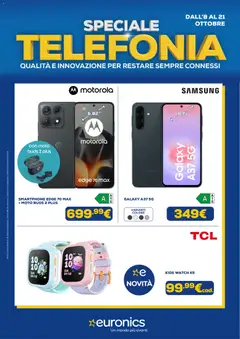 Anteprima dell'opuscolo Euronics volantino Telefonia dal negozio Euronics valido da 08/10/2026