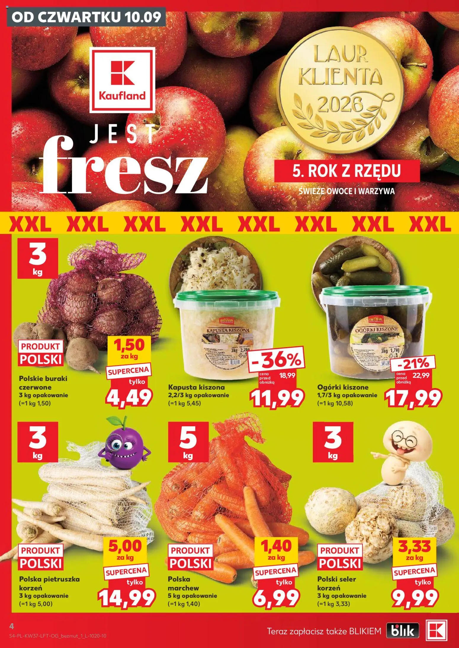 Pogląd gazetki "Kaufland gazetka" ze sklepu Kaufland ważnej od 10.09.2026