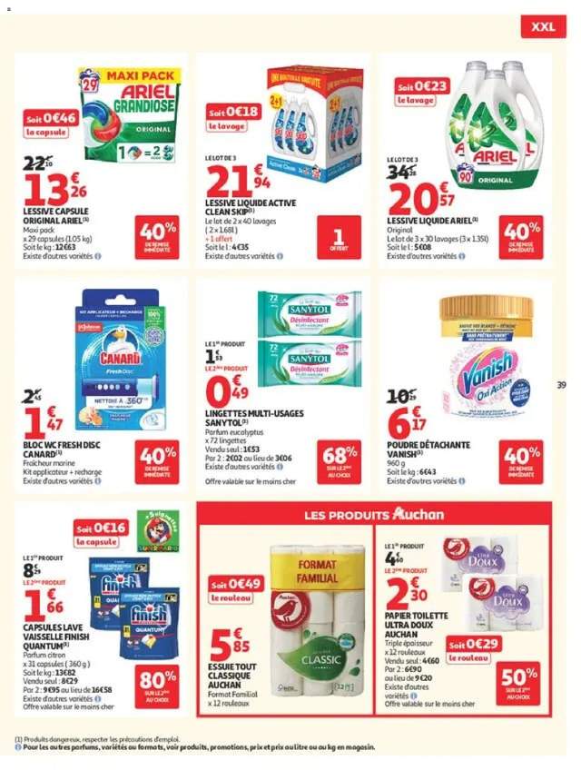 Nouveau catalogue Auchan à partir du 29/09