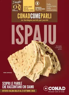 Anteprima dell'opuscolo Conad volantino Carbonia dal negozio Conad valido da 08/10/2026
