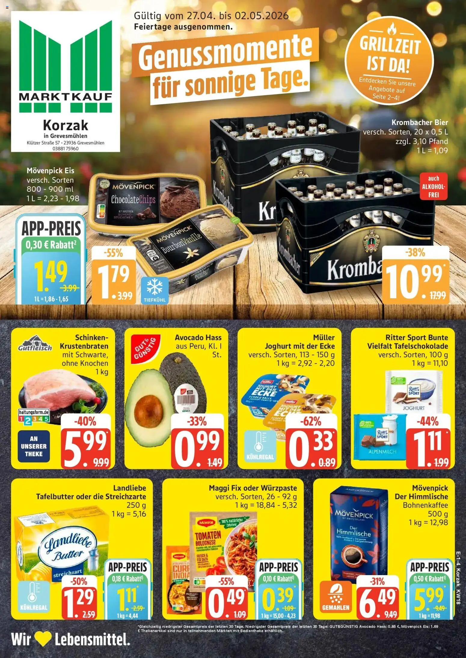 Vorschau von dem Prospekt des Geschäftes Marktkauf, gültig ab dem 27.04.2026