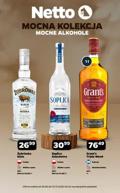Pogląd gazetki "Netto gazetka - Mocne alkohole" ze sklepu Netto ważnej od 28.09.2026