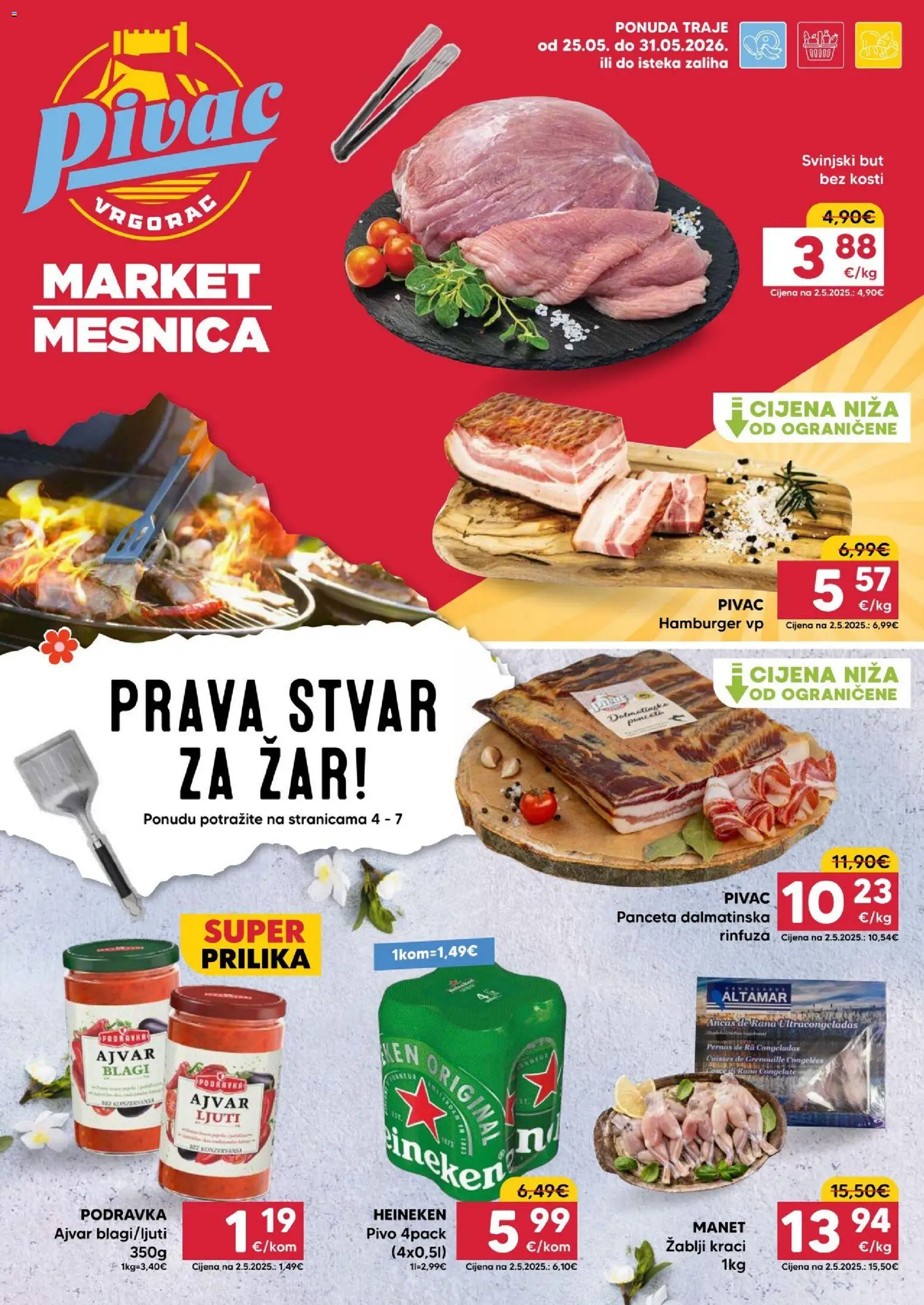 Pregled letka Pivac Katalog trgovine Pivac vrijedi od 25.05.2026