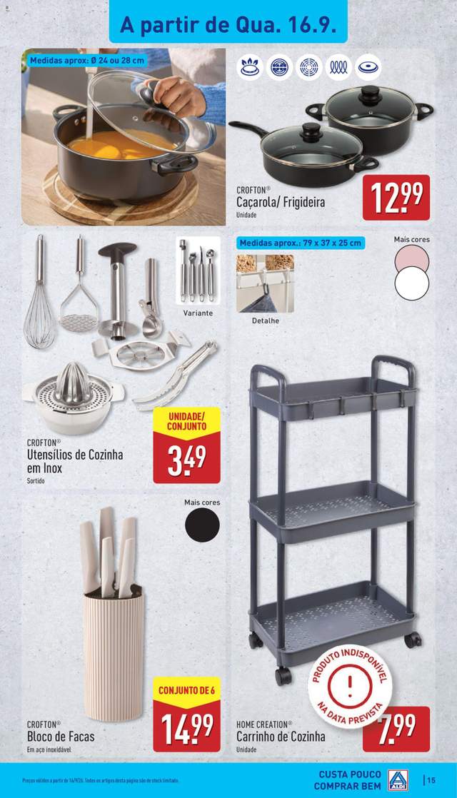Novo folheto Aldi a partir de 14/09