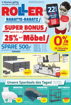 Vorschau von dem Prospekt des Geschäftes Roller, gültig ab dem 28.06.2026