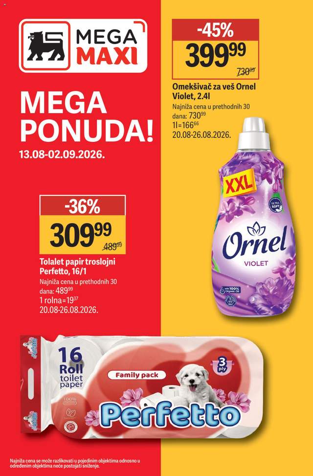 Novi Mega Maxi katalog od 13.08.