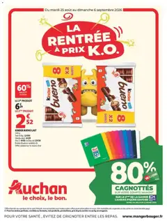 Prévisualisation de Auchan Rentrée scolaire hypers du magasin Auchan formulaire valide 25/08/2026