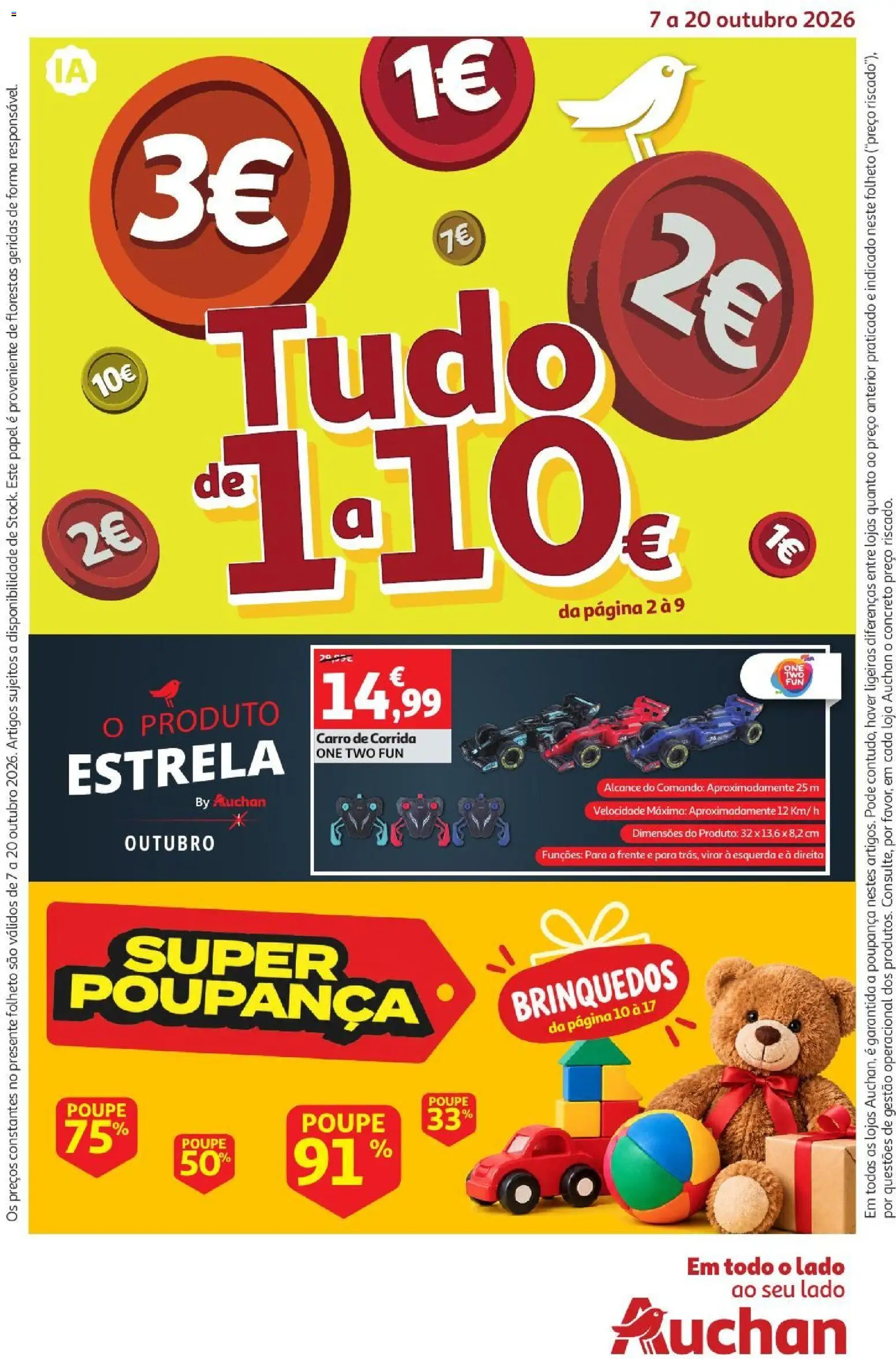 Pré-visualização do folheto da loja Auchan válida a partir de 07/10/2026 - Brinquedos