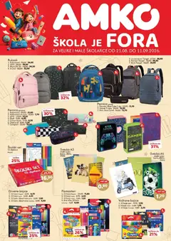 Pregled letka AMKO Katalog trgovine AMKO vrijedi od 21.08.2026