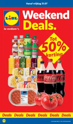 Voorbeeld van Lidl folder - Weekenddeals van winkel Lidl geldig vanaf 31-07-2026