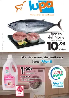 Vista previa del folleto de la tienda Lupa Supermercados válido desde el 06/08/2026 