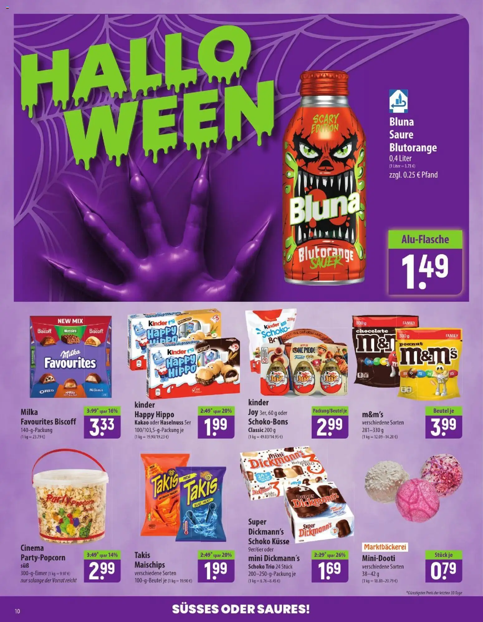 Vorschau von dem Prospekt des Geschäftes Famila, gültig ab dem 26.10.2026 - Milka, M&M's
