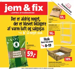 Eksempel på tilbudsavis Jem & fix - Tilbudsavis uge 22 fra butik Jem & fix gyldig fra 24/05/2026
