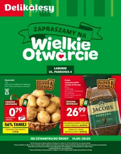 Pogląd gazetki "Delikatesy Centrum gazetka - Łabunie Otwarcie" ze sklepu Delikatesy Centrum ważnej od 14.05.2026
