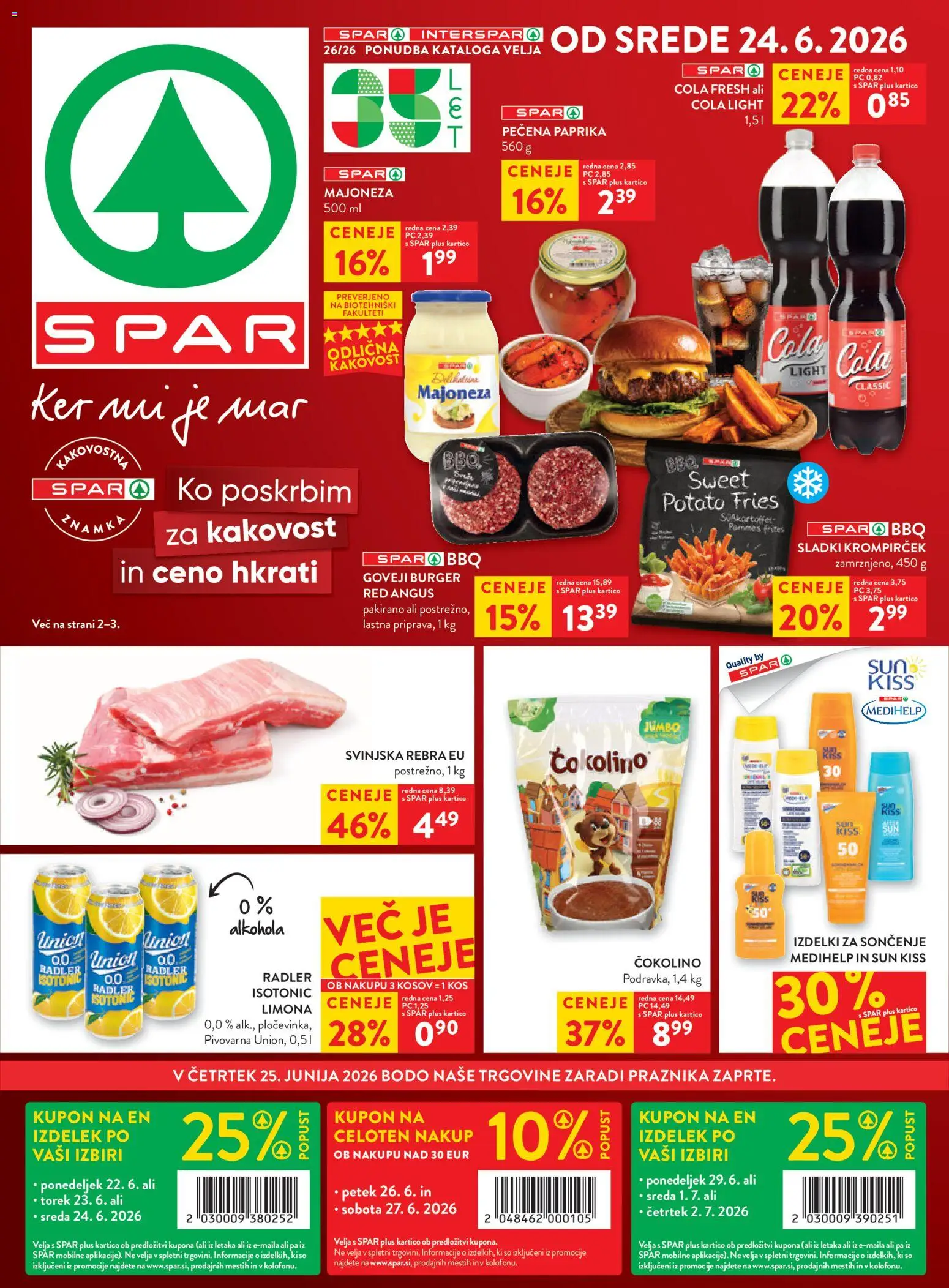 Predogled kataloga iz trgovine Spar veljaven od 24.06.2026