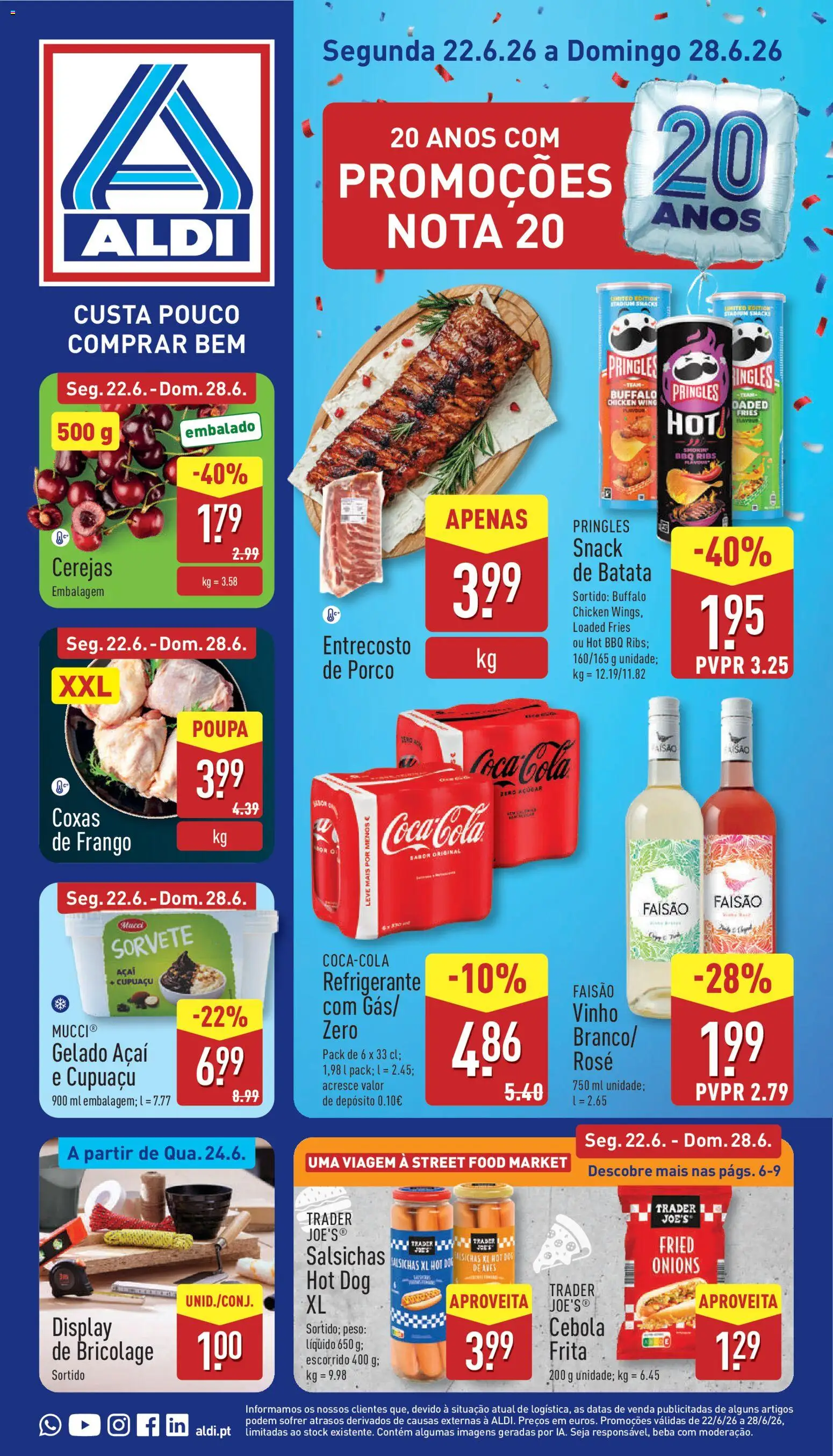 Pré-visualização do folheto da loja Aldi válida a partir de 22/06/2026