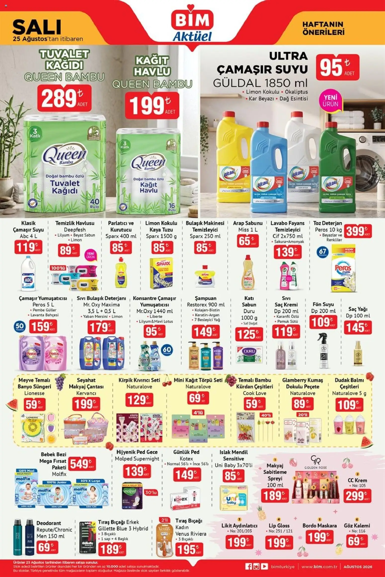 BİM BİM - Katalog Salı 25.08.2026 - Broşürünün önizlemesi