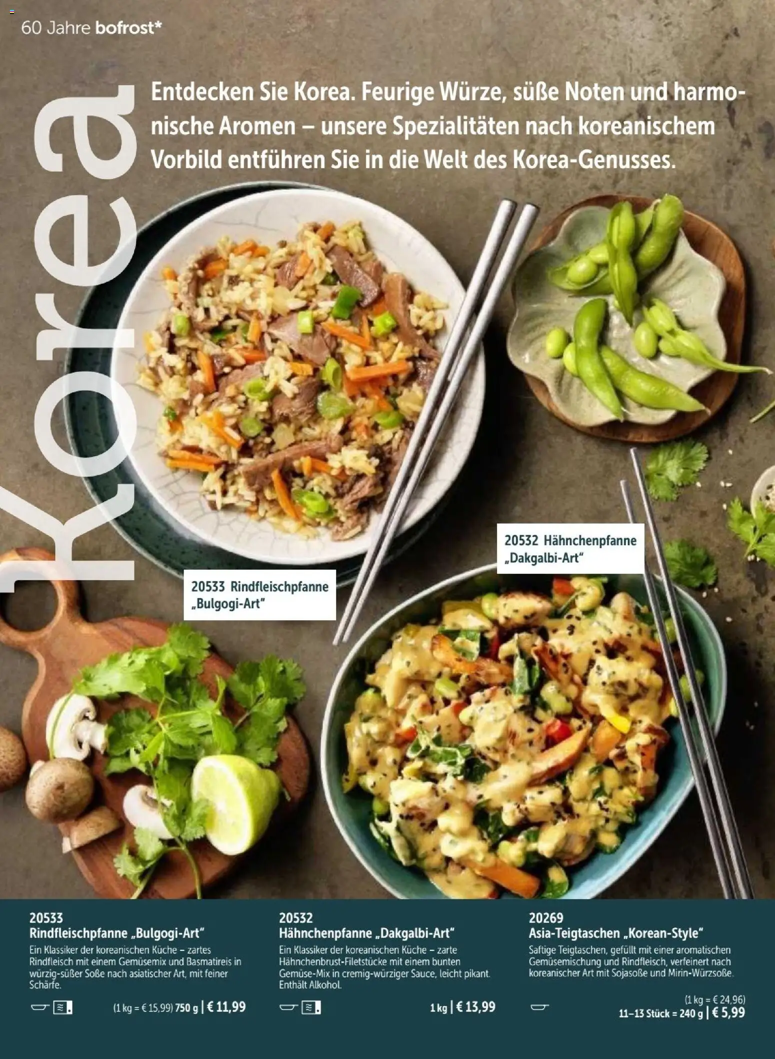 Vorschau von dem Prospekt des Geschäftes Bofrost, gültig ab dem 07.09.2026 - Küche, Basmatireis, Rindfleisch, Soße, Spezialitäten, Sojasoße