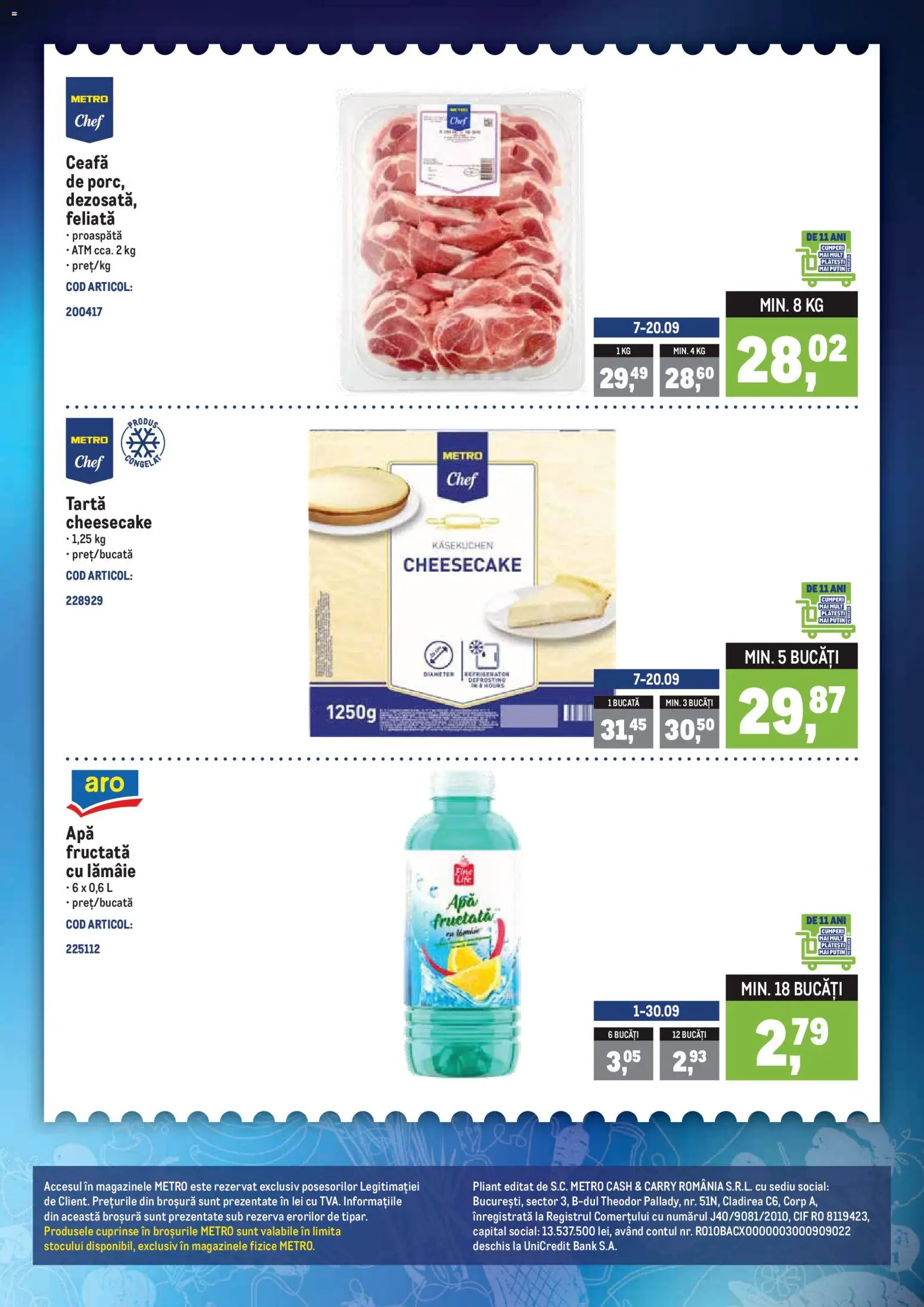 Previzualizarea de cataloage: Metro Metro Catalog valabil de la 07.09.2026