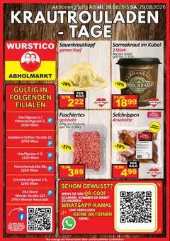 Vorschau der Angebote: Wurstico Abholmarkt Wurstico Abholmarkt Krautrouladen - Tage gültig ab 26.08.2026