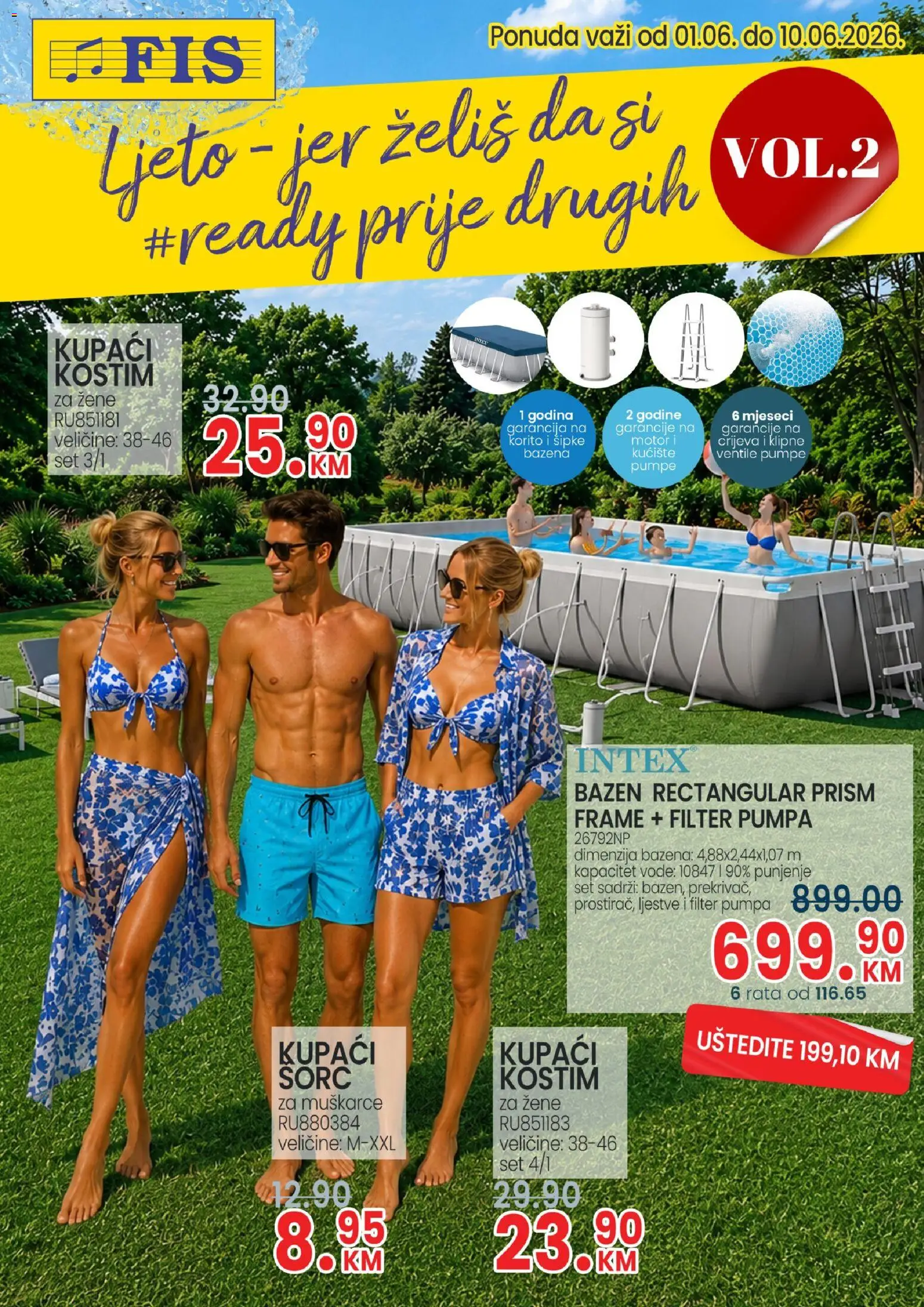 Pregled letka FIS Ljeto trgovine FIS vrijedi od 01.06.2026