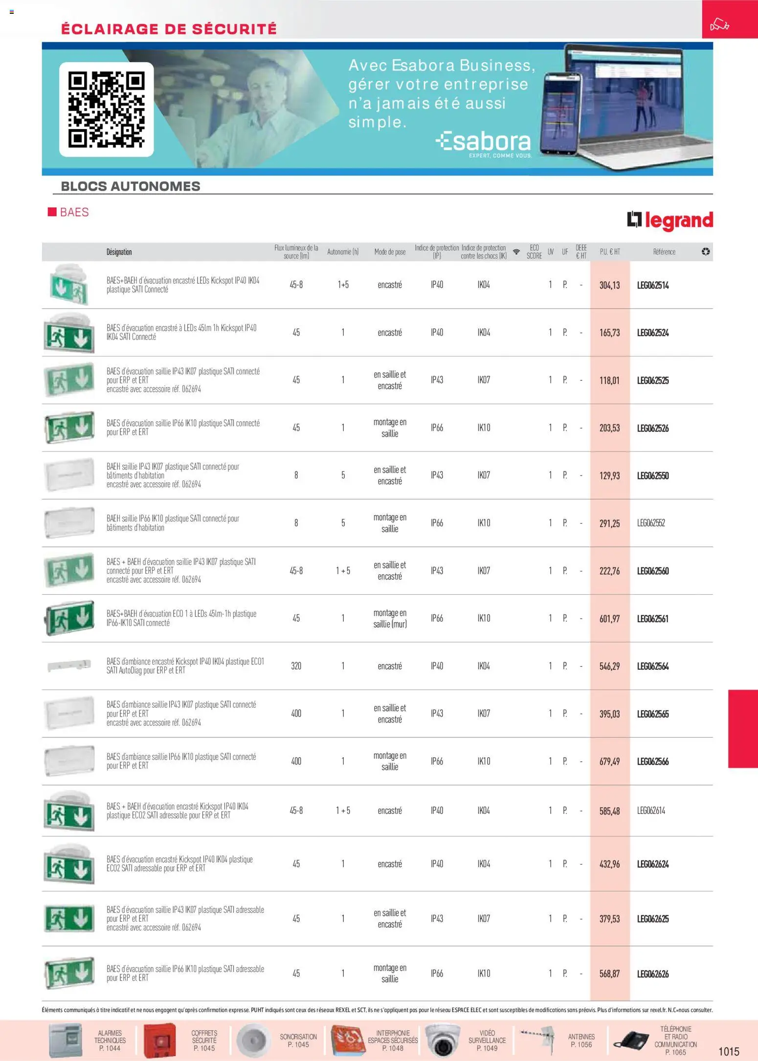 Prévisualisation de Brochure sécurité, communication du magasin Rexel formulaire valide 18/11/2025 - Vidéo, Radio, Éclairage
