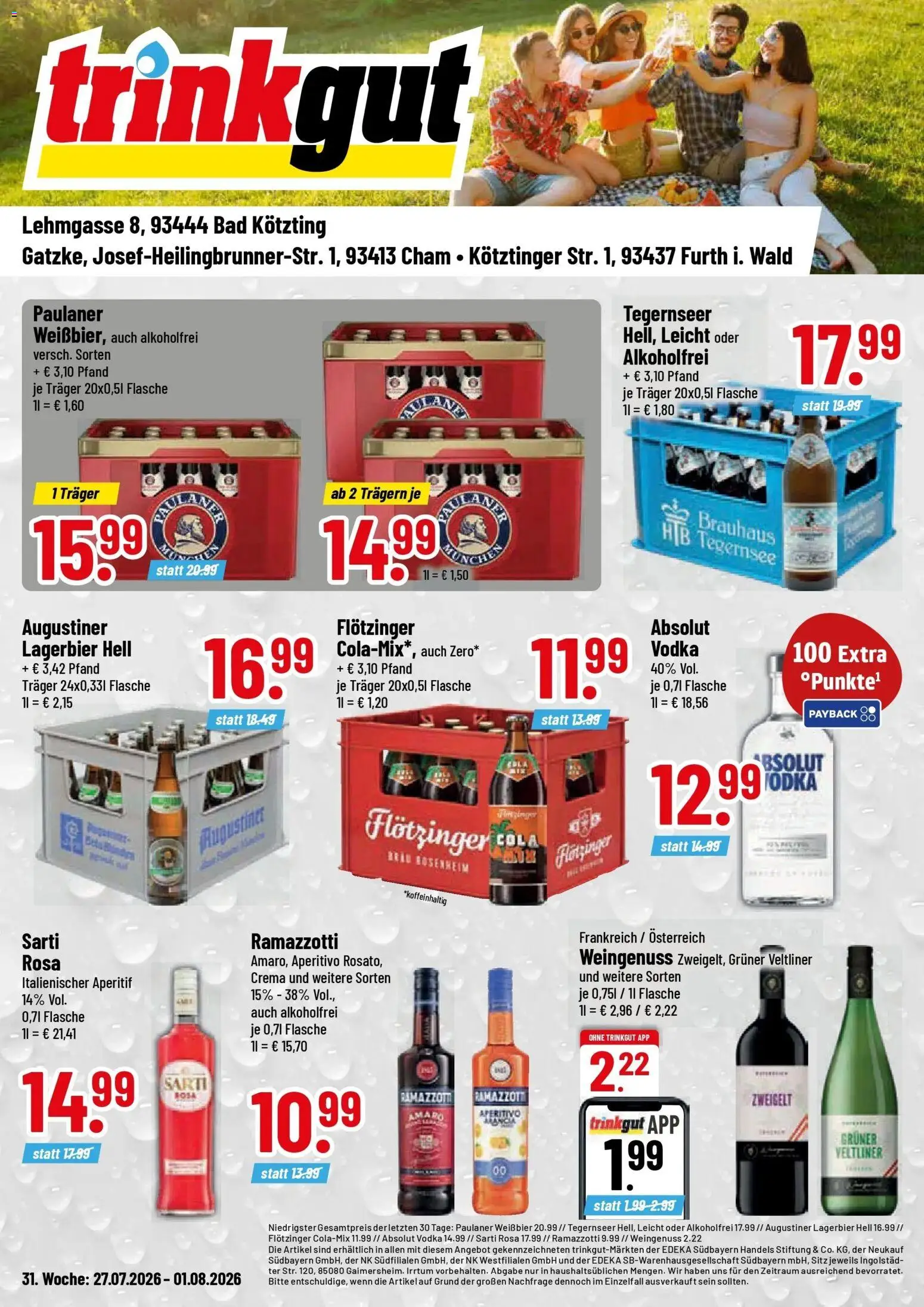 Vorschau von dem Prospekt des Geschäftes Trinkgut, gültig ab dem 27.07.2026