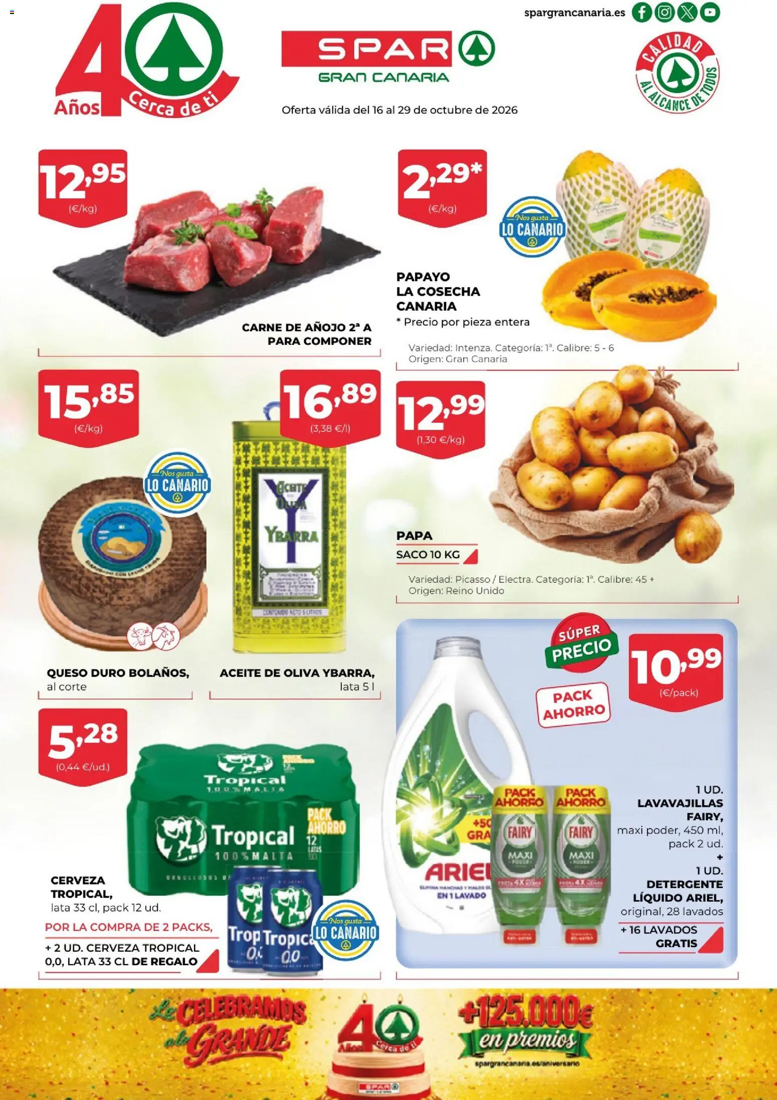 Vista previa del folleto de la tienda Spar válido desde el 16/10/2026 