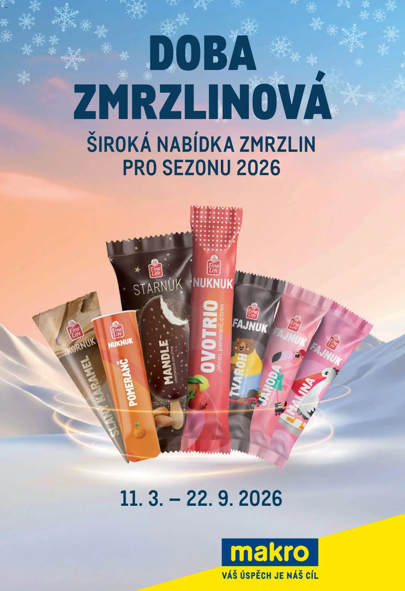 Náhled nabídky: Makro Makro leták - Doba zmrzlinová platný od 11.03.2026 - Zmrzlina, Tvaroh, Citron, Mandle, Slaný karamel