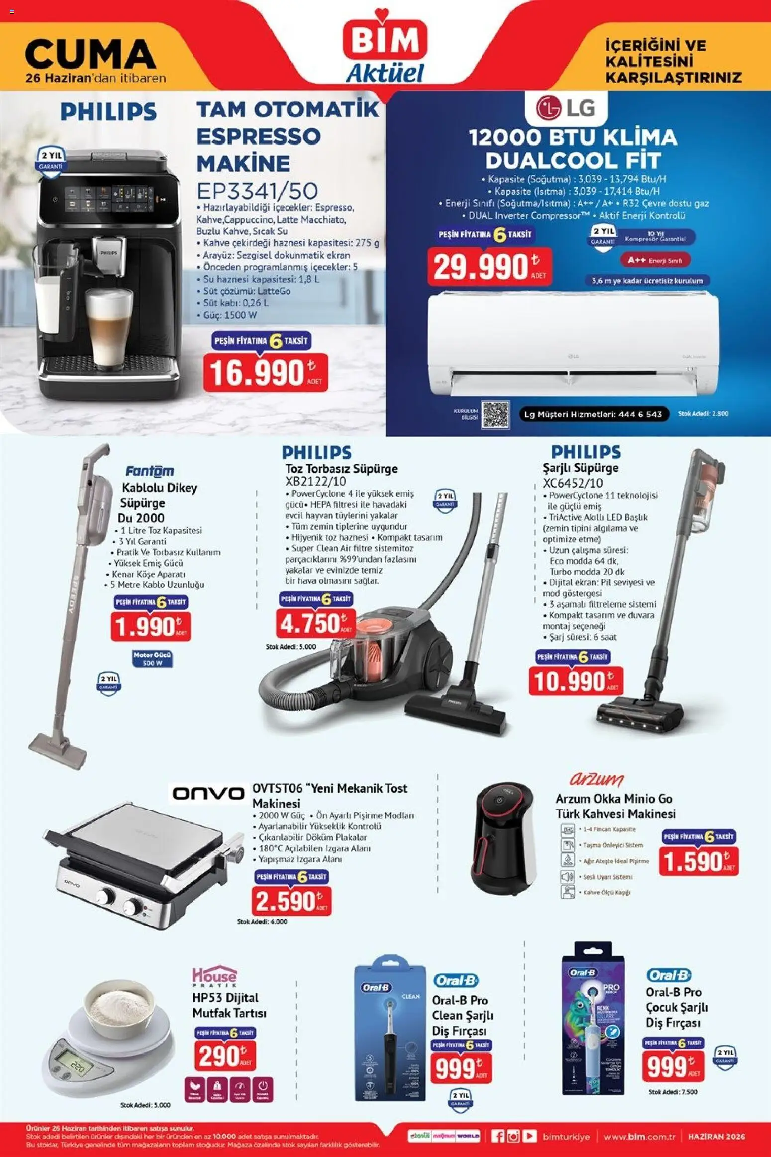 BİM BİM - Katalog Cuma 26.06.2026 - Broşürünün önizlemesi