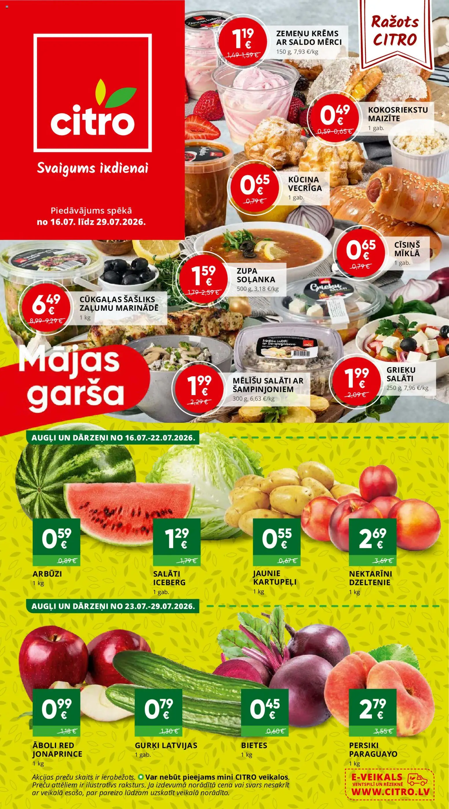 Skatīt Citro akciju bukletu, derīgs no 16.07.2026.