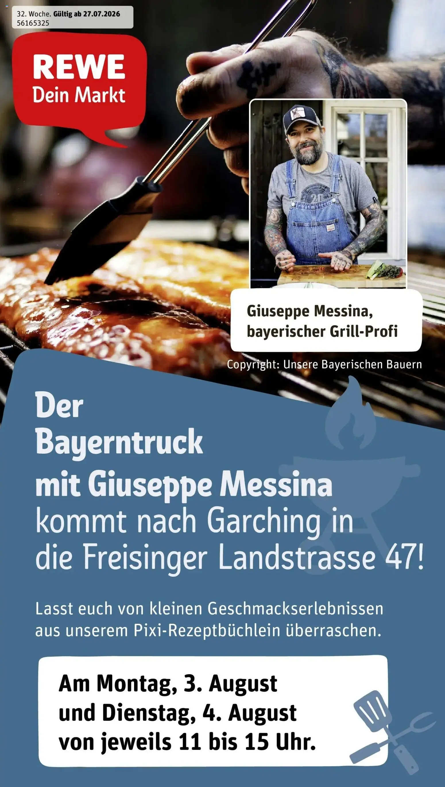 Vorschau von dem Prospekt des Geschäftes Rewe, gültig ab dem 03.08.2026