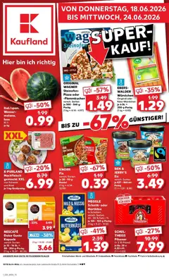 Vorschau von dem Prospekt des Geschäftes Kaufland, gültig ab dem 18.06.2026