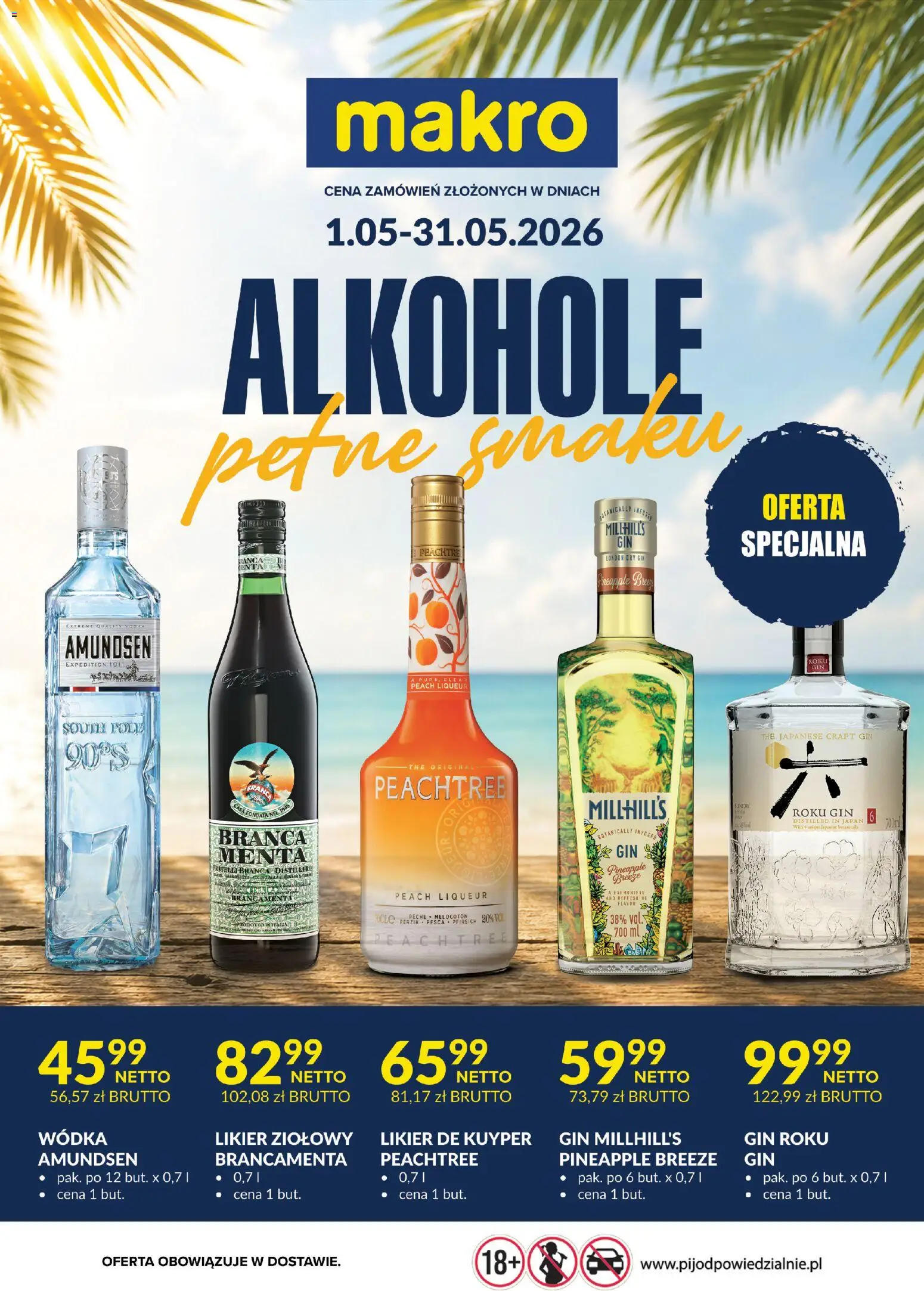 Pogląd gazetki "Makro gazetka - Alkohole pełne smaku" ze sklepu Makro ważnej od 01.05.2026