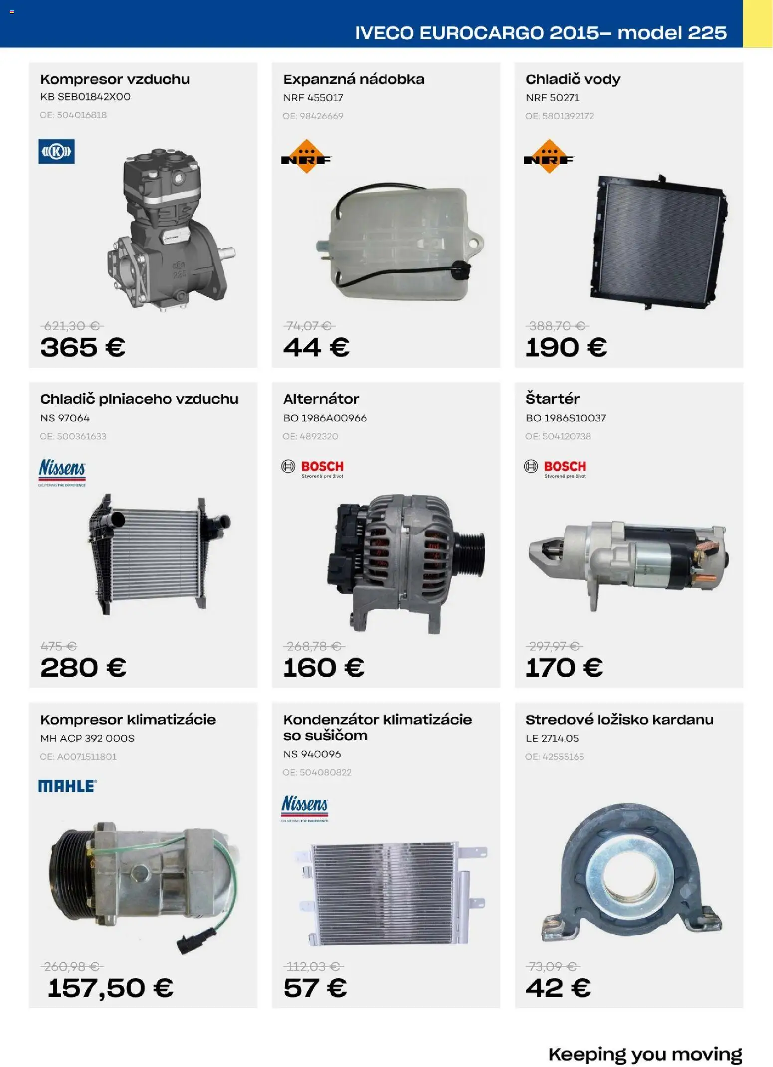 Náhľad Auto Kelly letáku platného od 01.09.2026 - Kompresor, Bosch, Kondenzátor