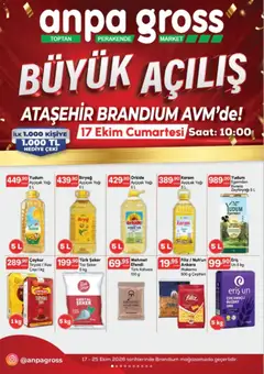 Anpa Gross Anpa Gross - Ataşehir Brandium AVM’deki açılışımıza katalog 17.10.2026 - Broşürünün önizlemesi