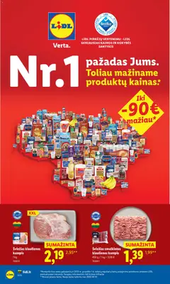 LIDL parduotuvės leidinio LIDL leidinys - Nr. 1 pažadas Jums galiojančio nuo 2026.08.17 peržiūra