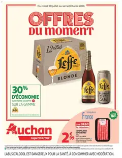 Prévisualisation de Auchan Saveurs d'été supers du magasin Auchan formulaire valide 28/07/2026
