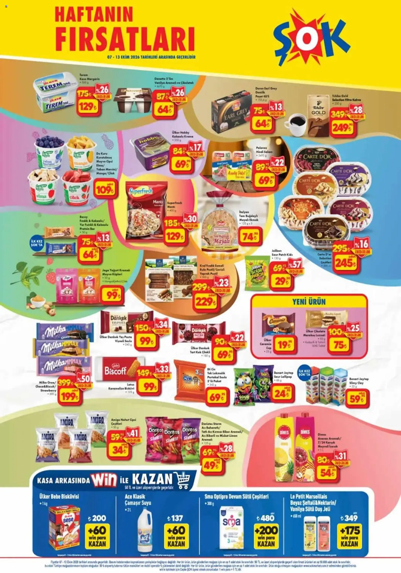 Şok Market Şok Market Katalog 07.10.2026 - Broşürünün önizlemesi - Mango, Fındık, Çilek, Cin, Yoğurt, Duş, Demlik, Misket limon
