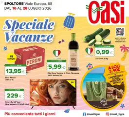 Anteprima dell'opuscolo Oasi volantino Spoltore dal negozio Oasi valido da 16/07/2026