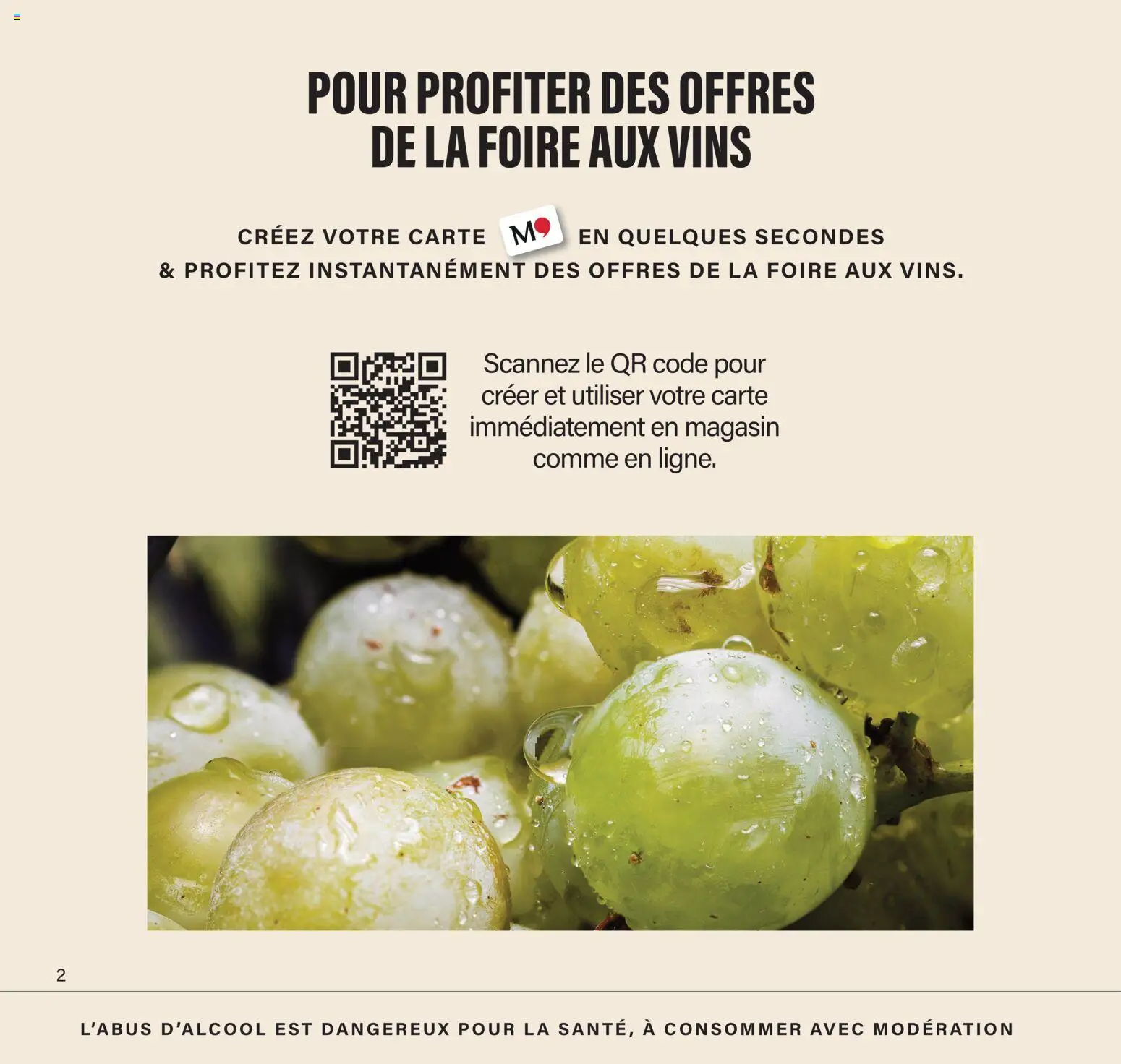 Prévisualisation de Monoprix - Calendrier foire aux vins du magasin Monoprix formulaire valide 11/09/2026