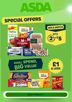 Preview of Asda Weekly offers Asda valid from 21/07/2026