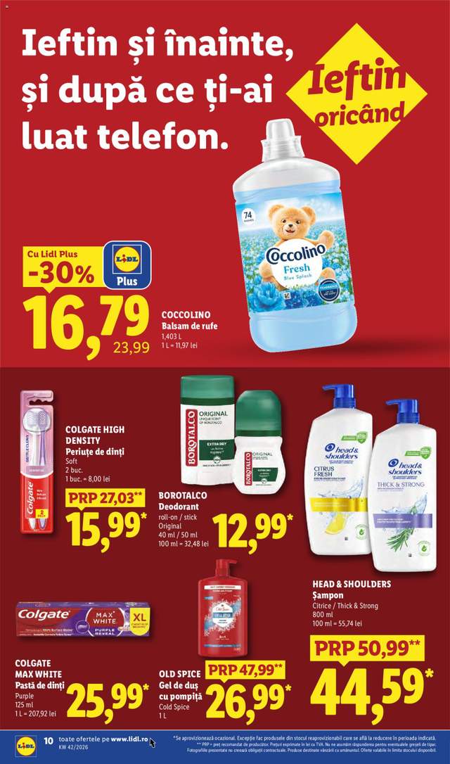 Noul catalog Lidl de la 12.10.
