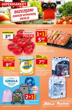 Pogląd gazetki "Auchan gazetka - 30 Lat Hipermarket" ze sklepu Auchan ważnej od 30.07.2026