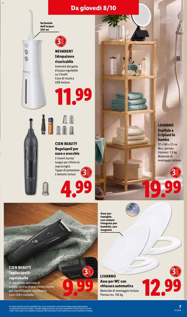 Nuovo volantino Lidl dal 08/10