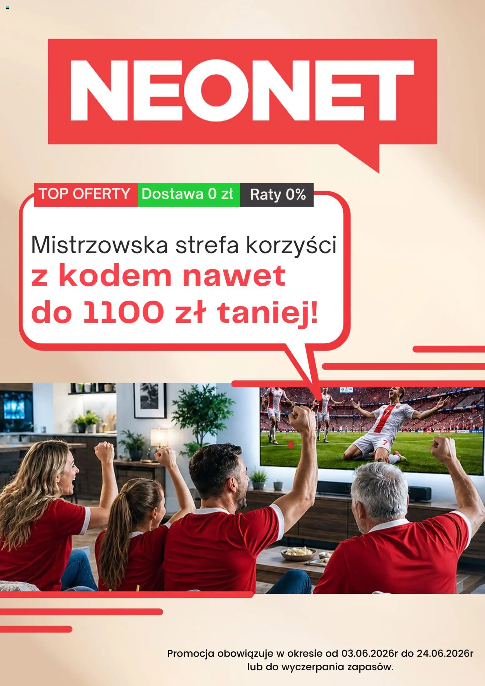 Pogląd gazetki "Neonet promocje" ze sklepu Neonet ważnej od 03.06.2026 - Top
