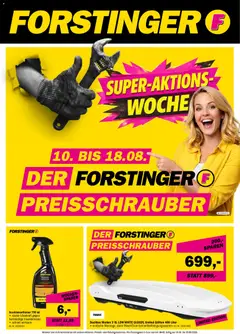 Vorschau der Angebote: Forstinger Forstinger Flugblatt gültig ab 10.08.2026