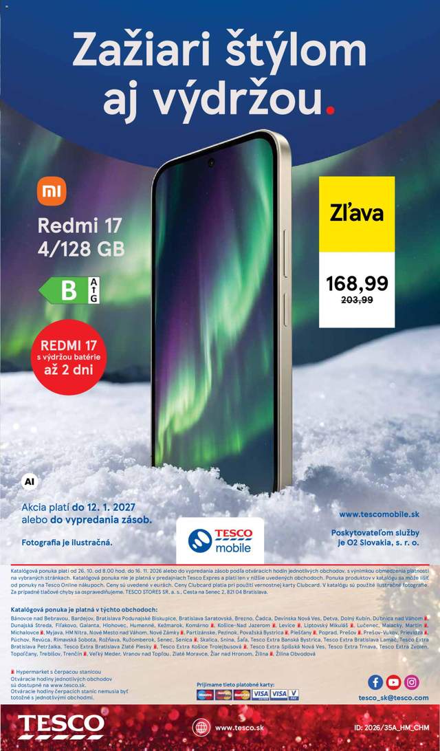 Nový Tesco leták od 26.10.