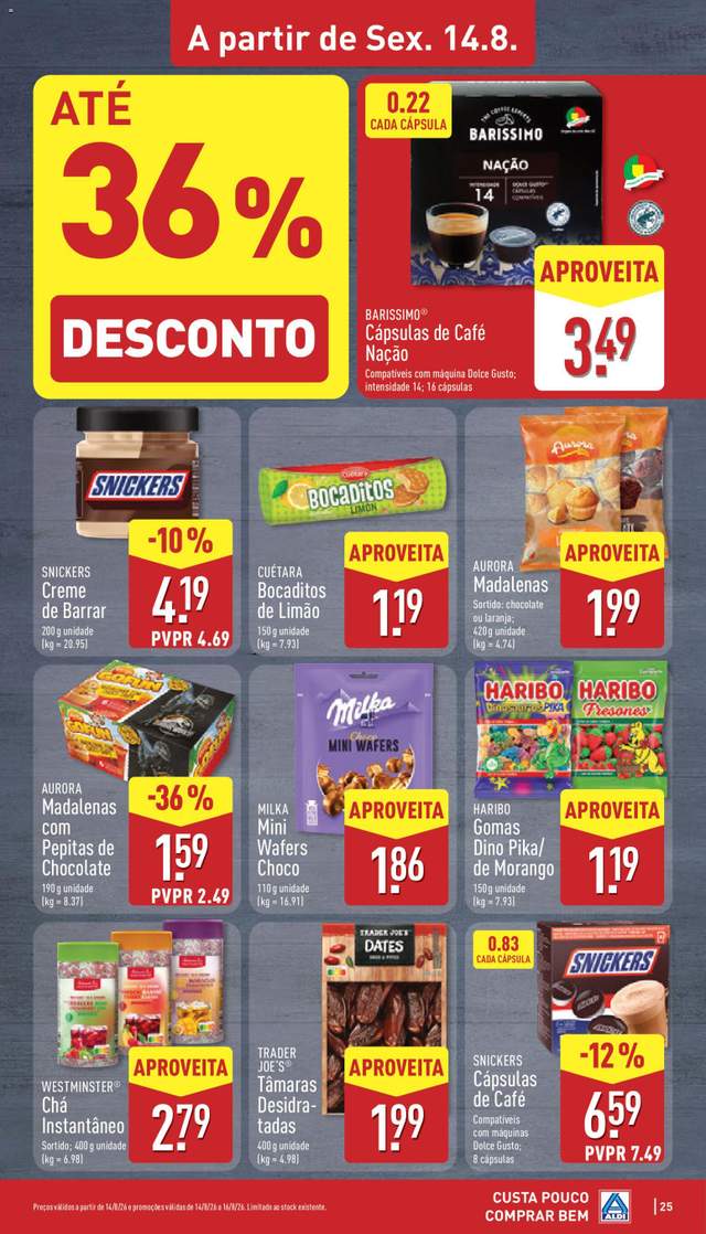Novo folheto Aldi a partir de 10/08